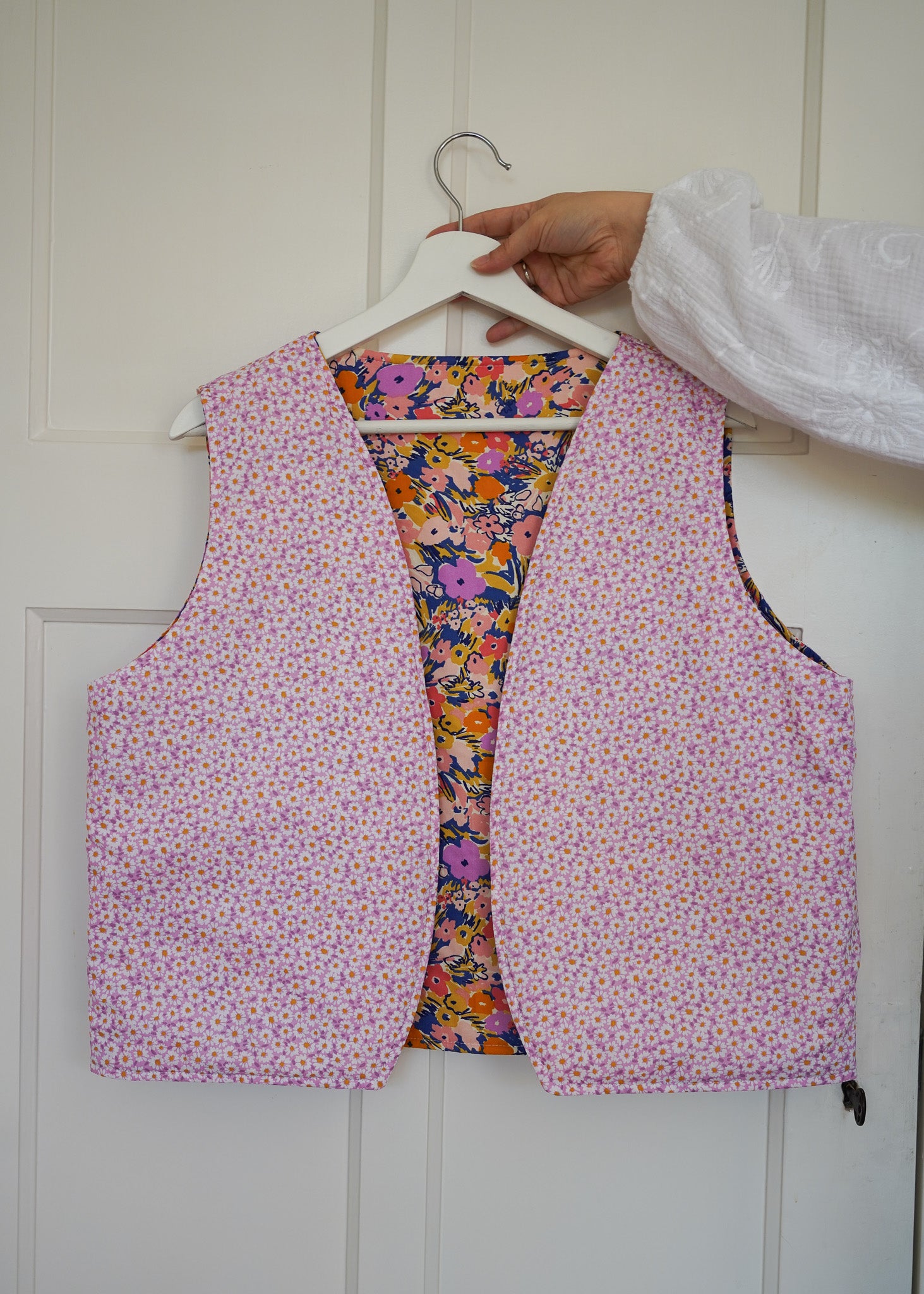 Reversible handmade gilet #6