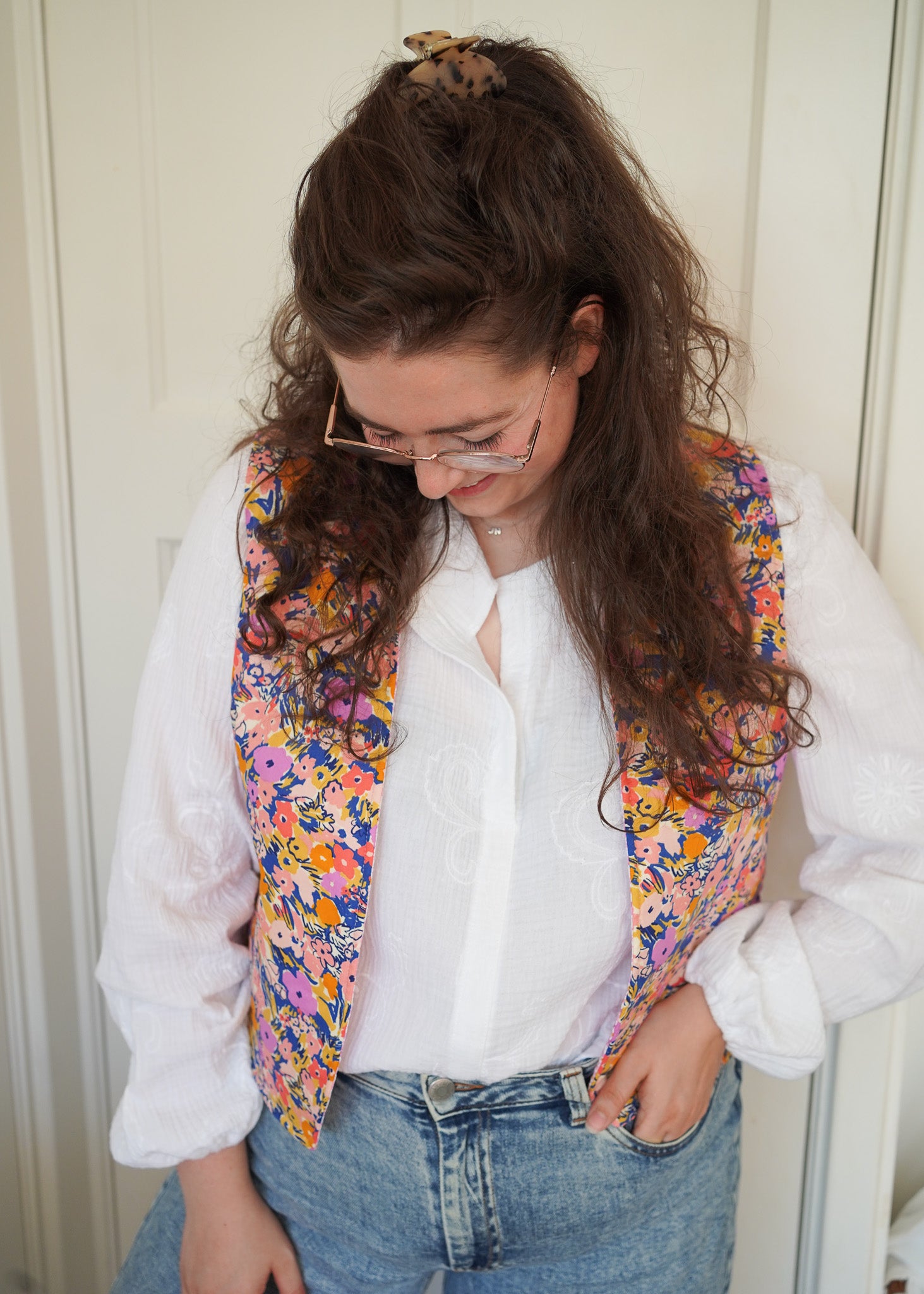 Reversible handmade gilet #6